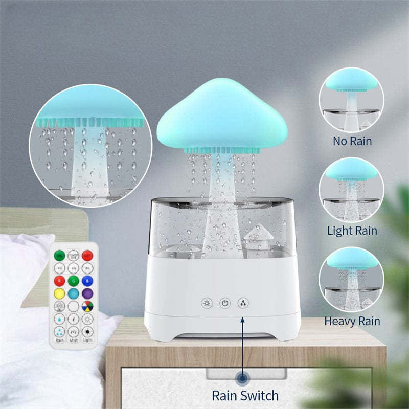Spring Sale Rain Cloud Humidifier With Aromatherapy And Mood Light