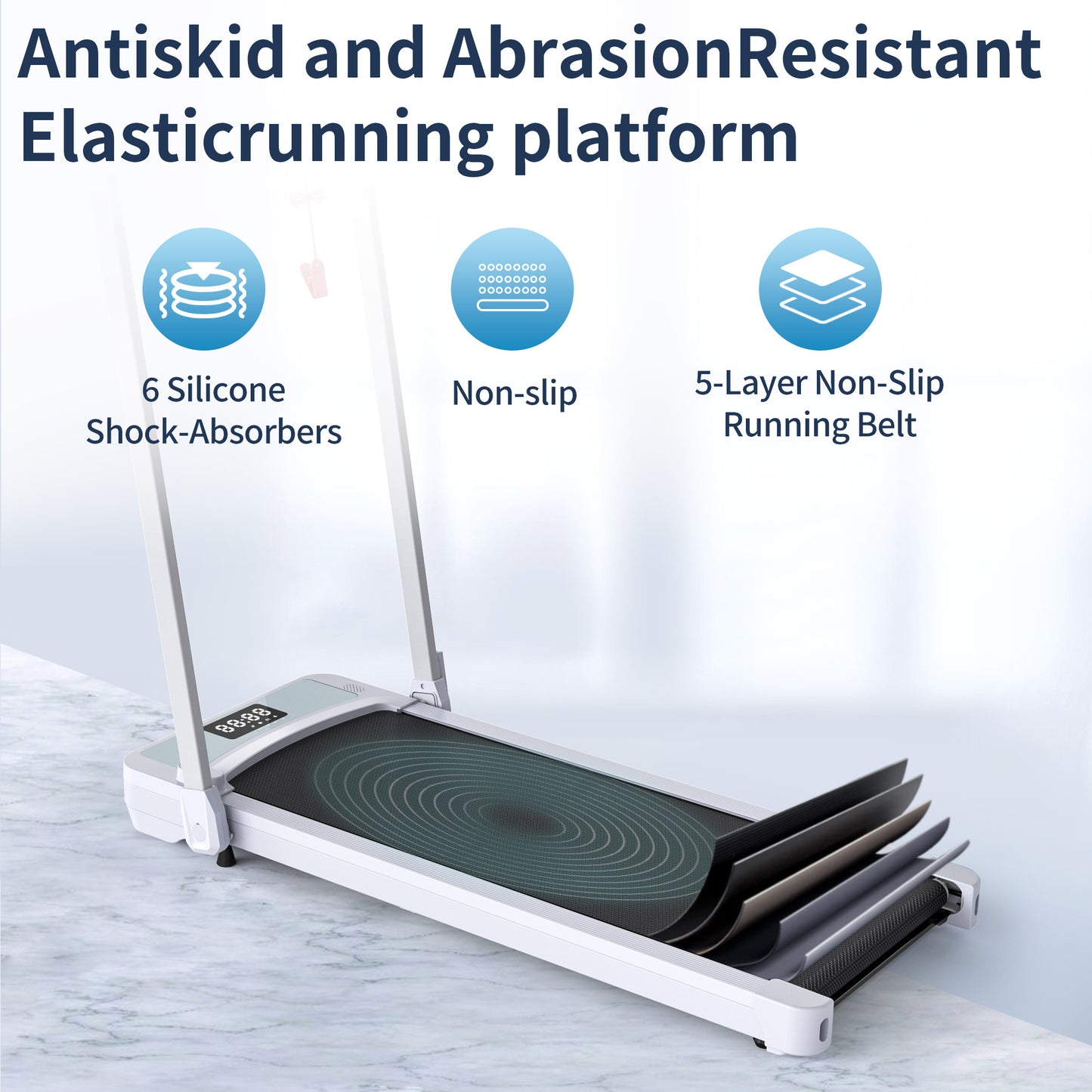 Upreign 3 In 1 Portable Treadmill Walking Pad With Incline