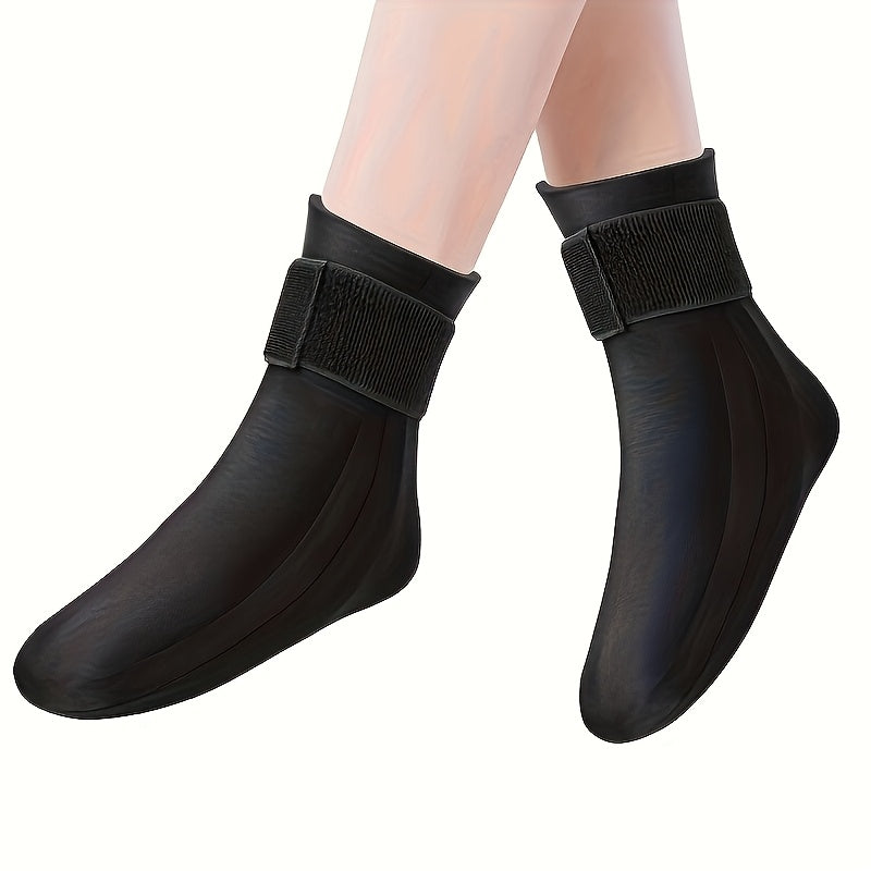 Reusable Gel Compression Ankle Socks - Adjustable, 360° Coverage, Soothing Lycra Ice Pack for Foot Support & Instant Comfort (1 Pair) - Revitalize Mind Body
