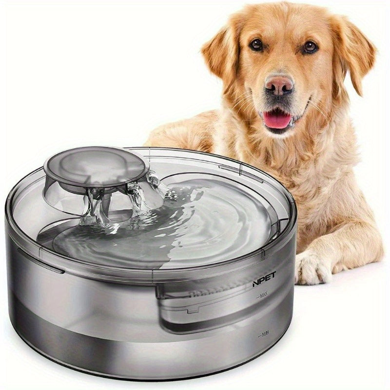 NPET Automatic Dog Water Fountain DF30 High Capacity