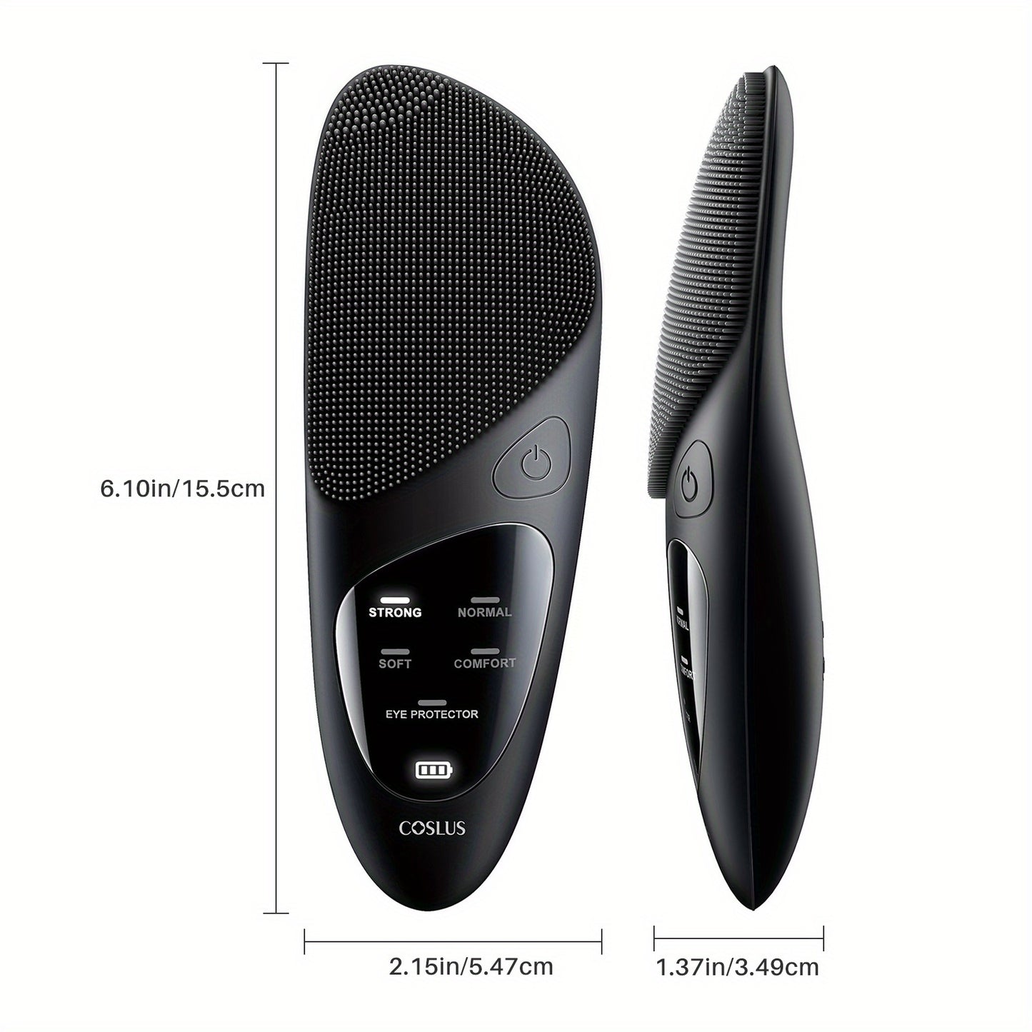COSLUS Facial Cleansing Brush Silicone Face Scrubber