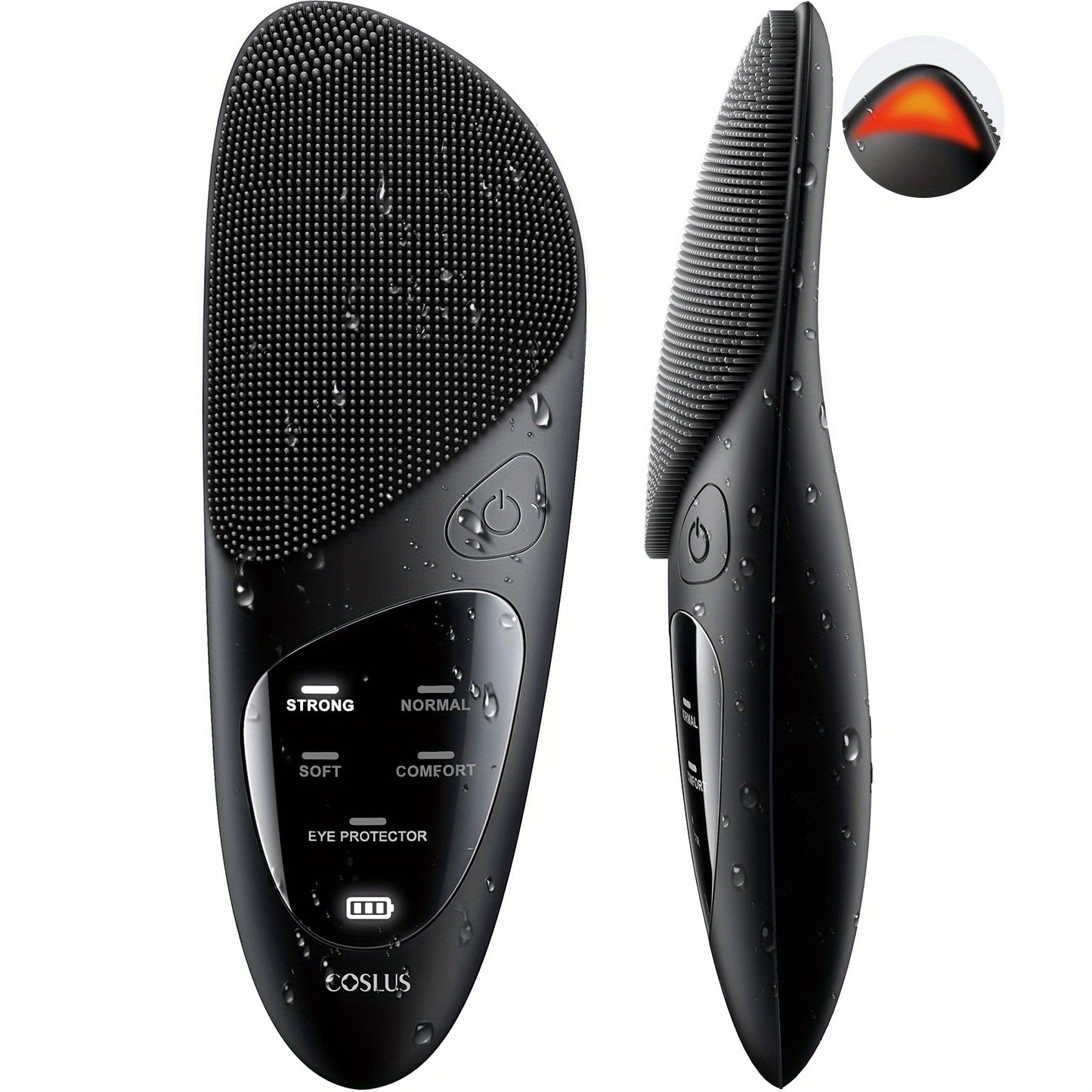 COSLUS Facial Cleansing Brush Silicone Face Scrubber