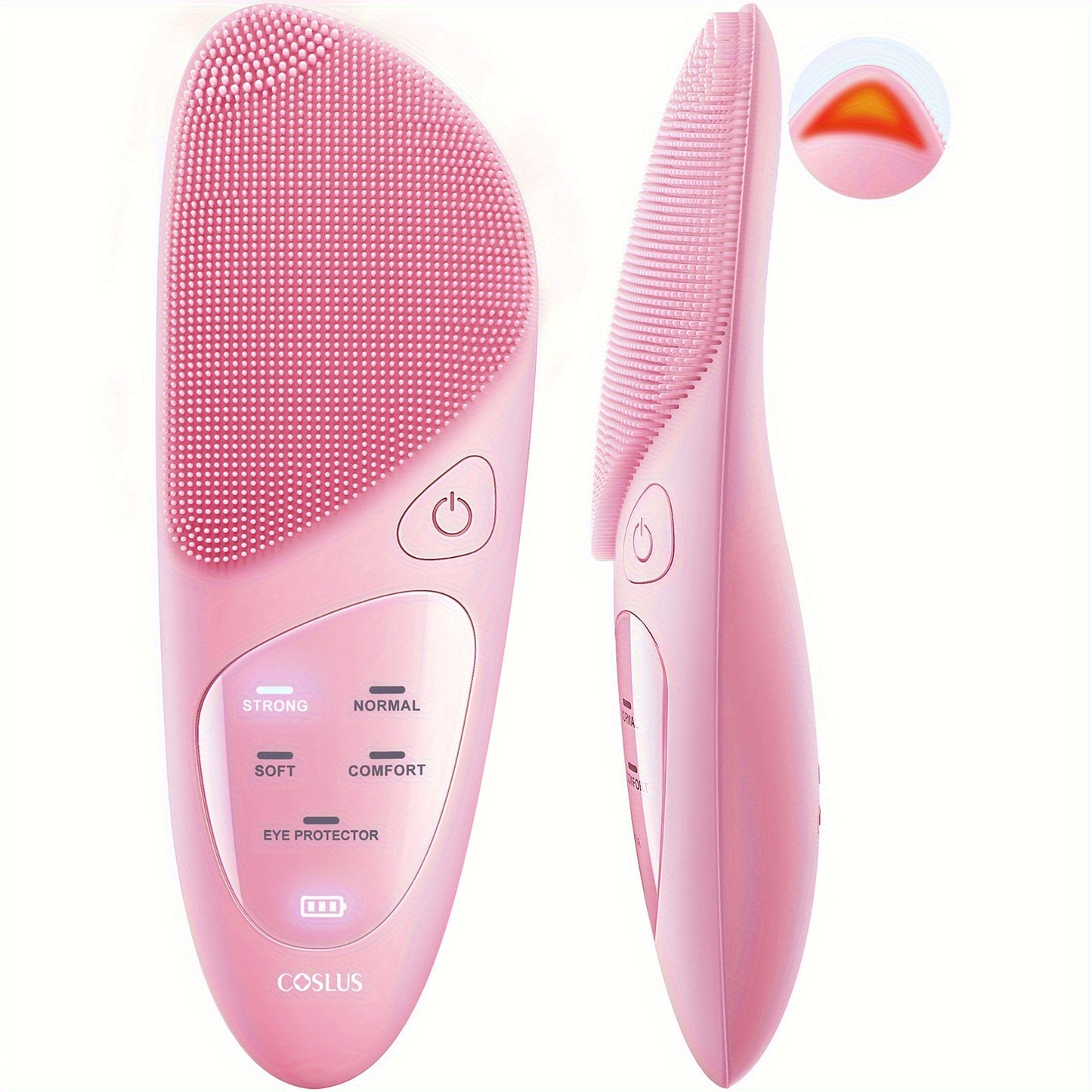 COSLUS Facial Cleansing Brush Silicone Face Scrubber