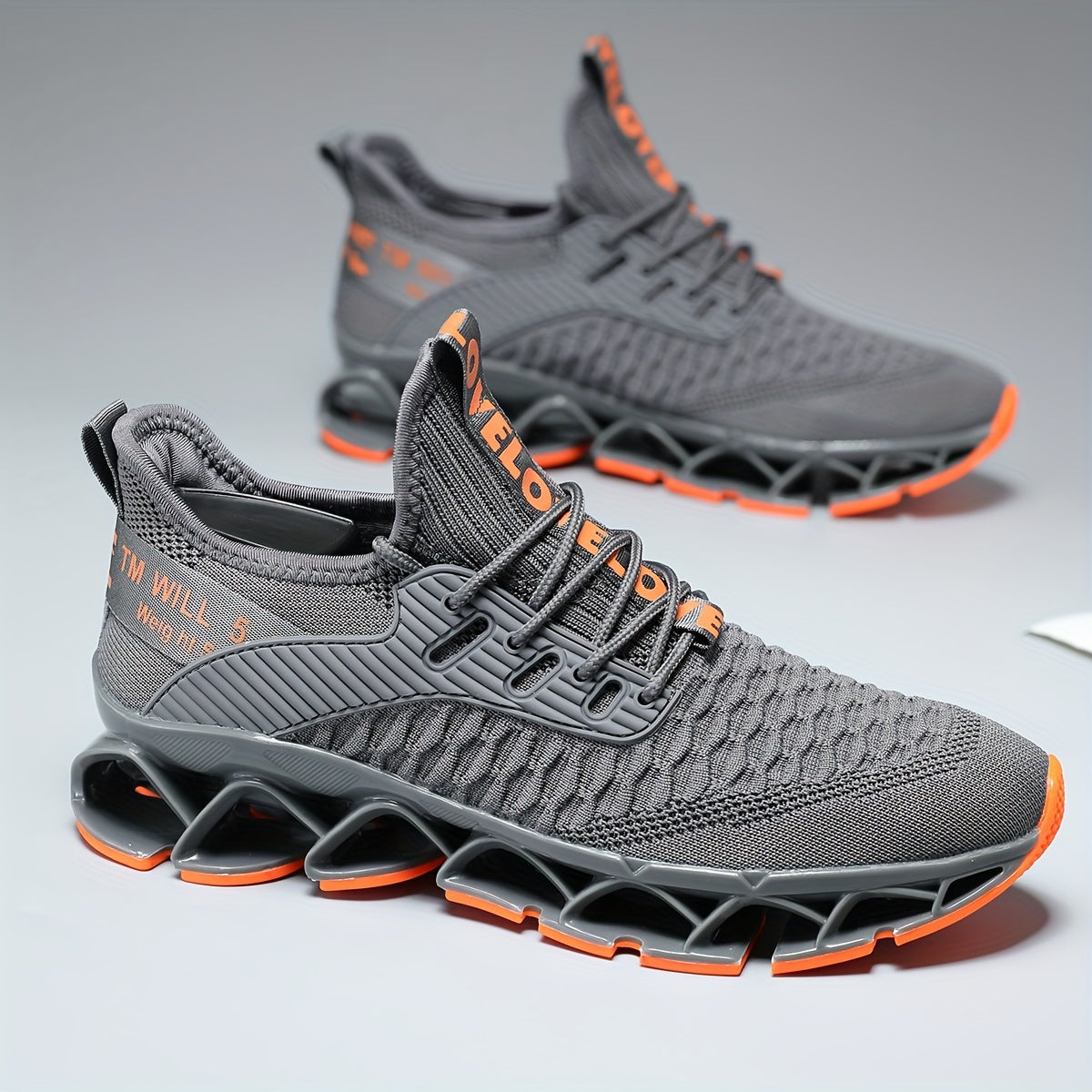 Men's Casual Lace Up Running Shoes by Unbranded