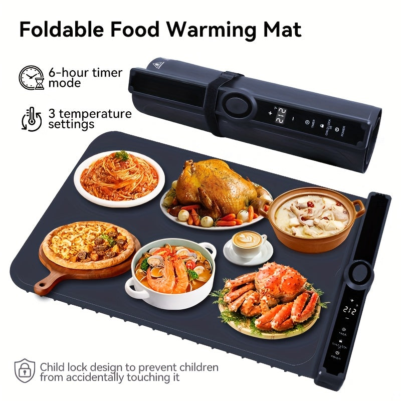 YOOMUE Silicone Food Warming Pad With 3 Temperature Levels