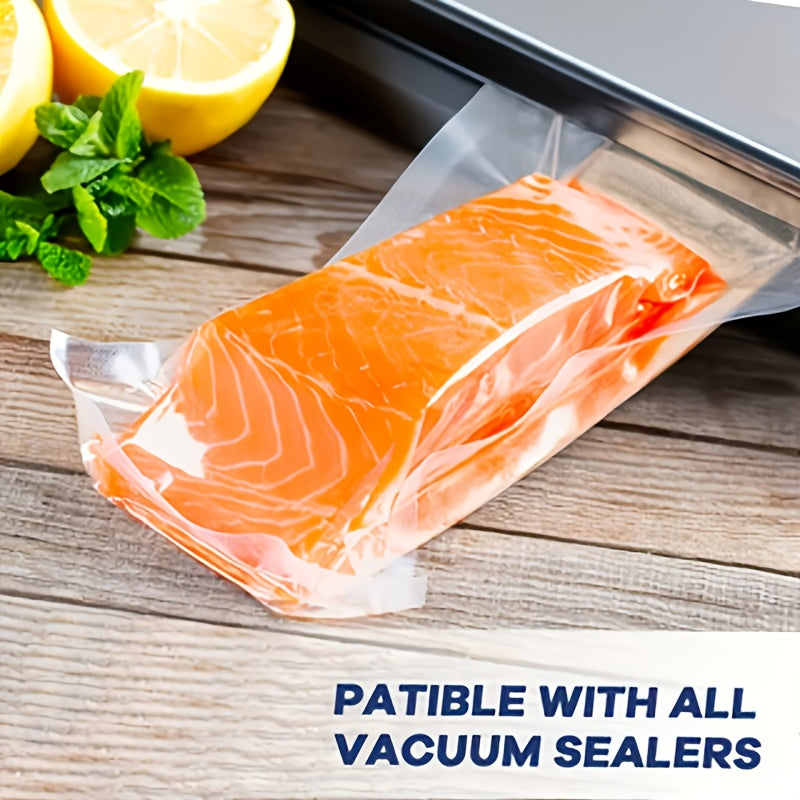 50pcs Food Vacuum Bags, Vacuum Sealing Machine Packaging Bags, Used For Kitchen Storage And Food Preservation, Kitchen Accessories, Suitable For Vacuum Storage And Food Preparation, Anti Odor And Leak Proof, Refrigerator Pres - Revitalize Mind Body