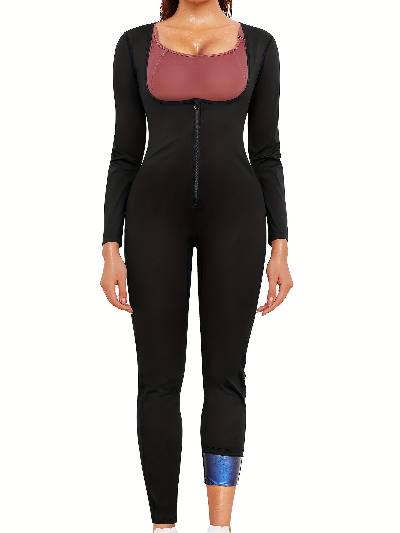 Junlan Women's Sauna Jumpsuit for Effective Workout Performance - Revitalize Mind Body