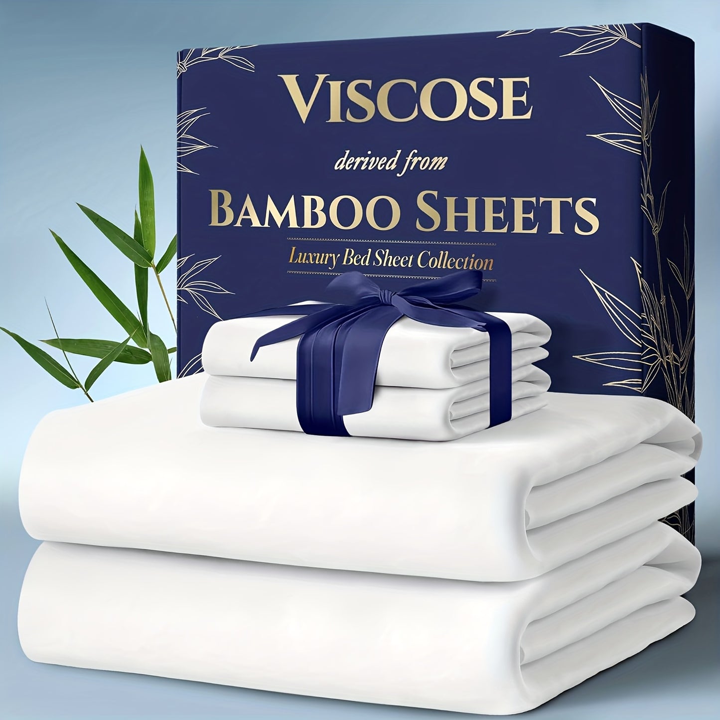 Luxurious Cooling Bamboo Bed Sheets Set Ultra Soft Comfort