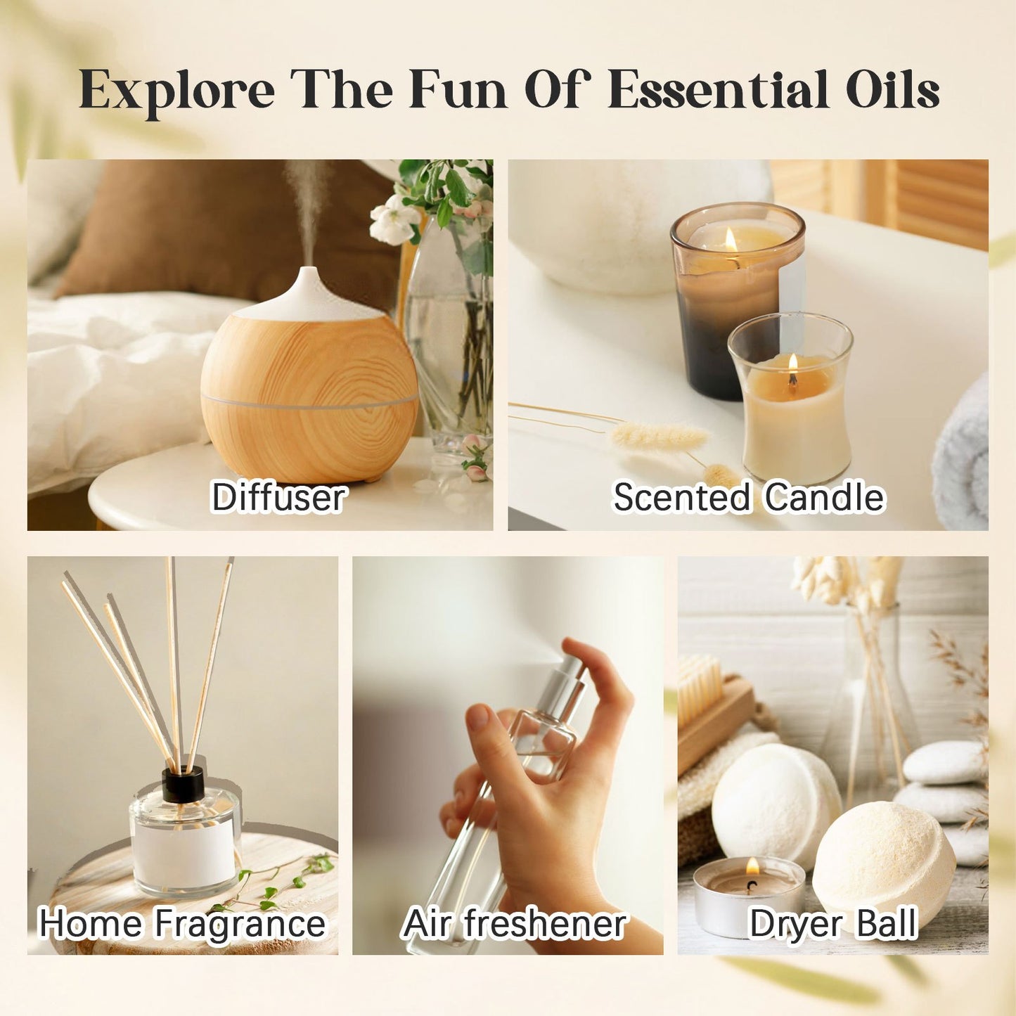 Totatuit Essential Oils Set for Diffuser Gift