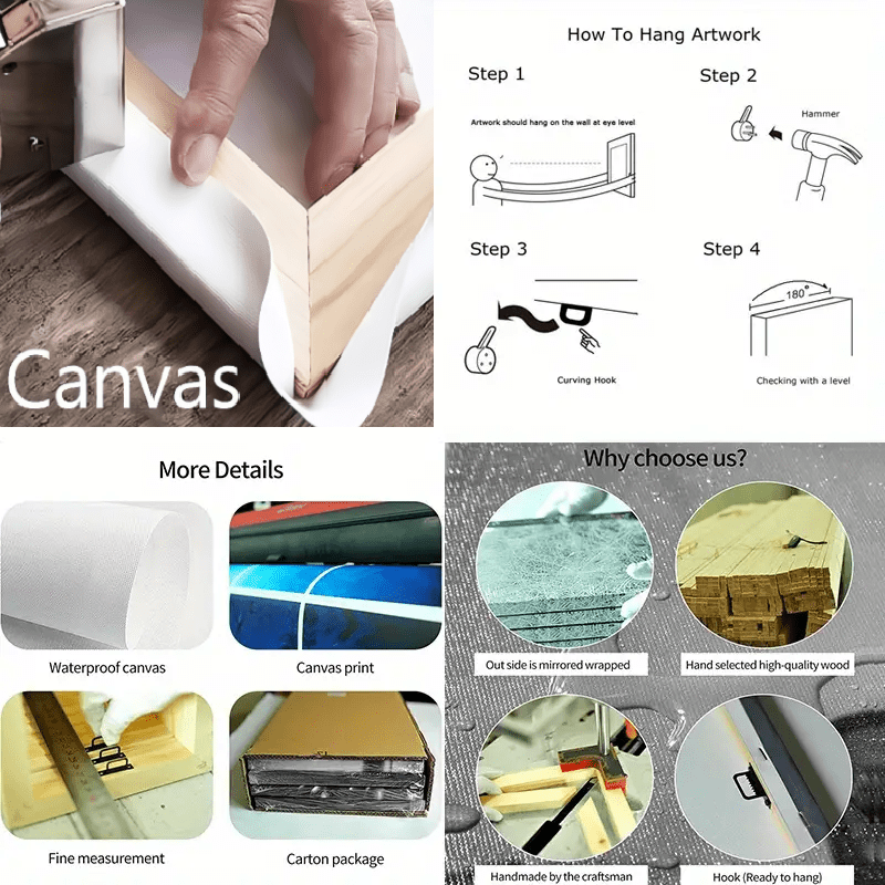 Watch Your Thoughts Inspirational Quote Canvas Art Decor