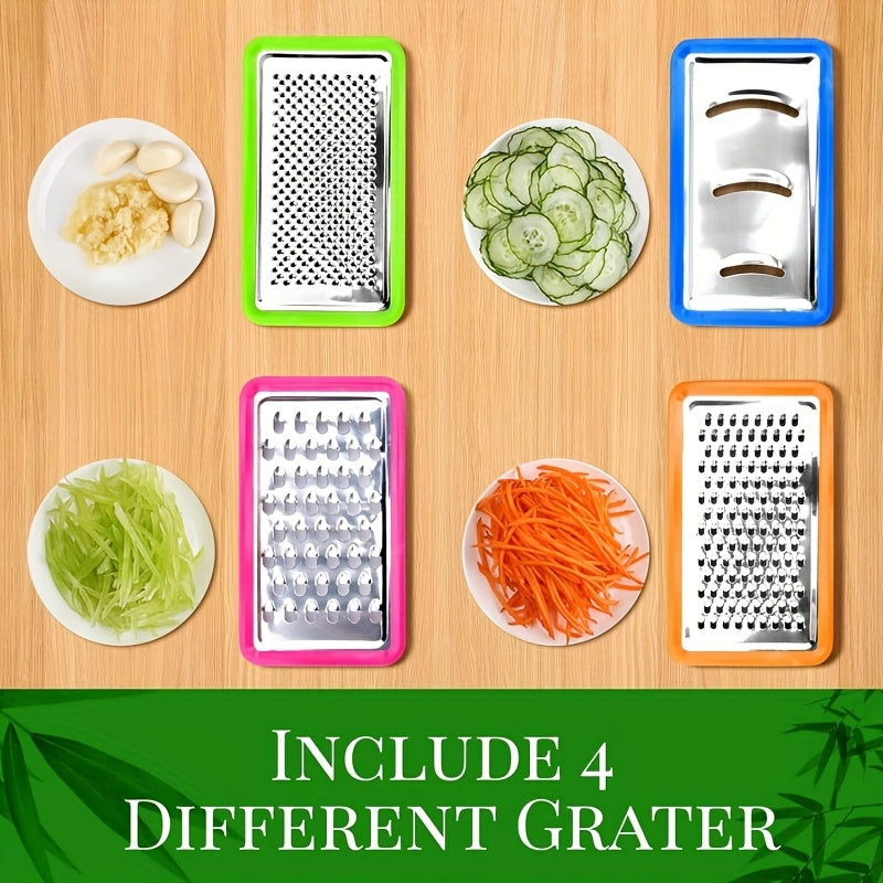 Bamboo Cutting Board Set With Storage Containers