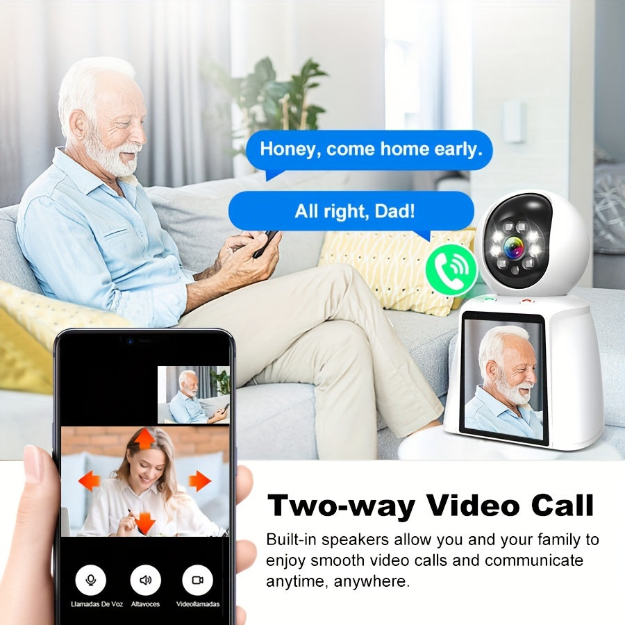 Pet Camera Smart Home Security With 2 Way Talk Indoor