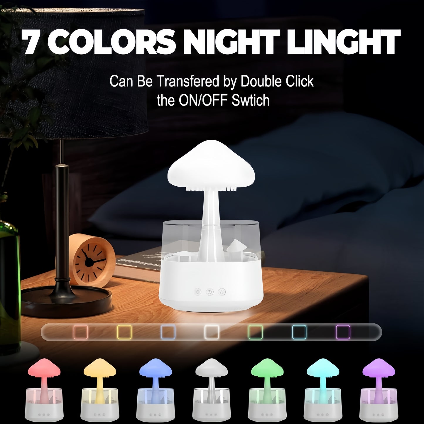 Spring Sale Rain Cloud Humidifier With Aromatherapy And Mood Light