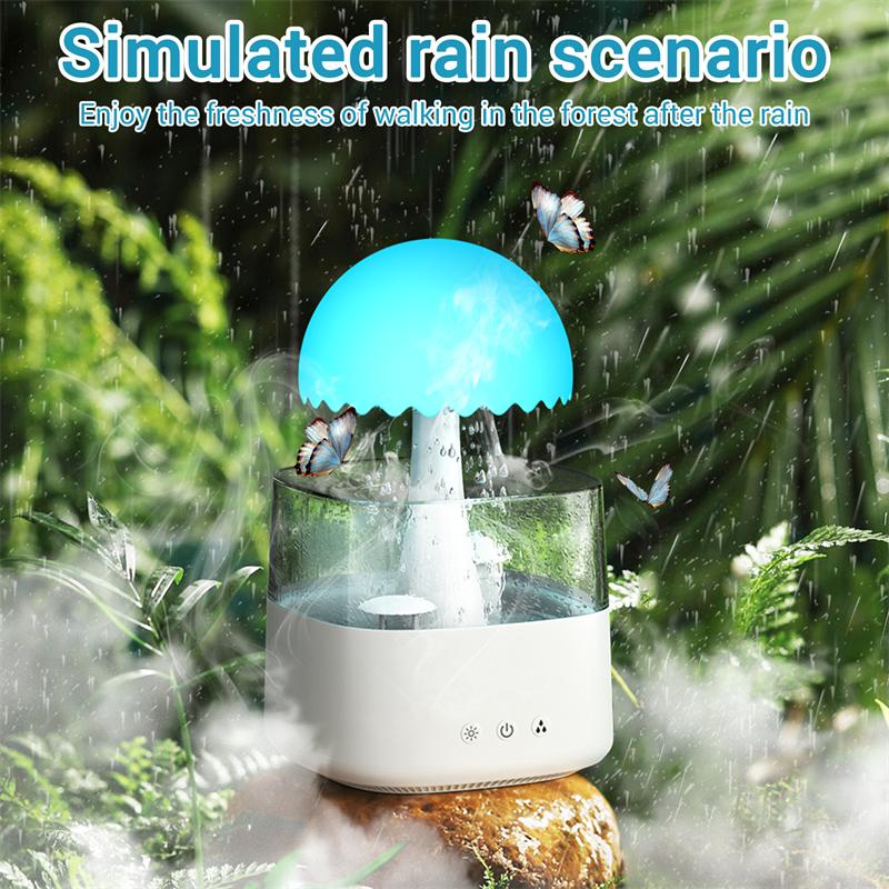 Spring Sale Rain Cloud Humidifier With Aromatherapy And Mood Light