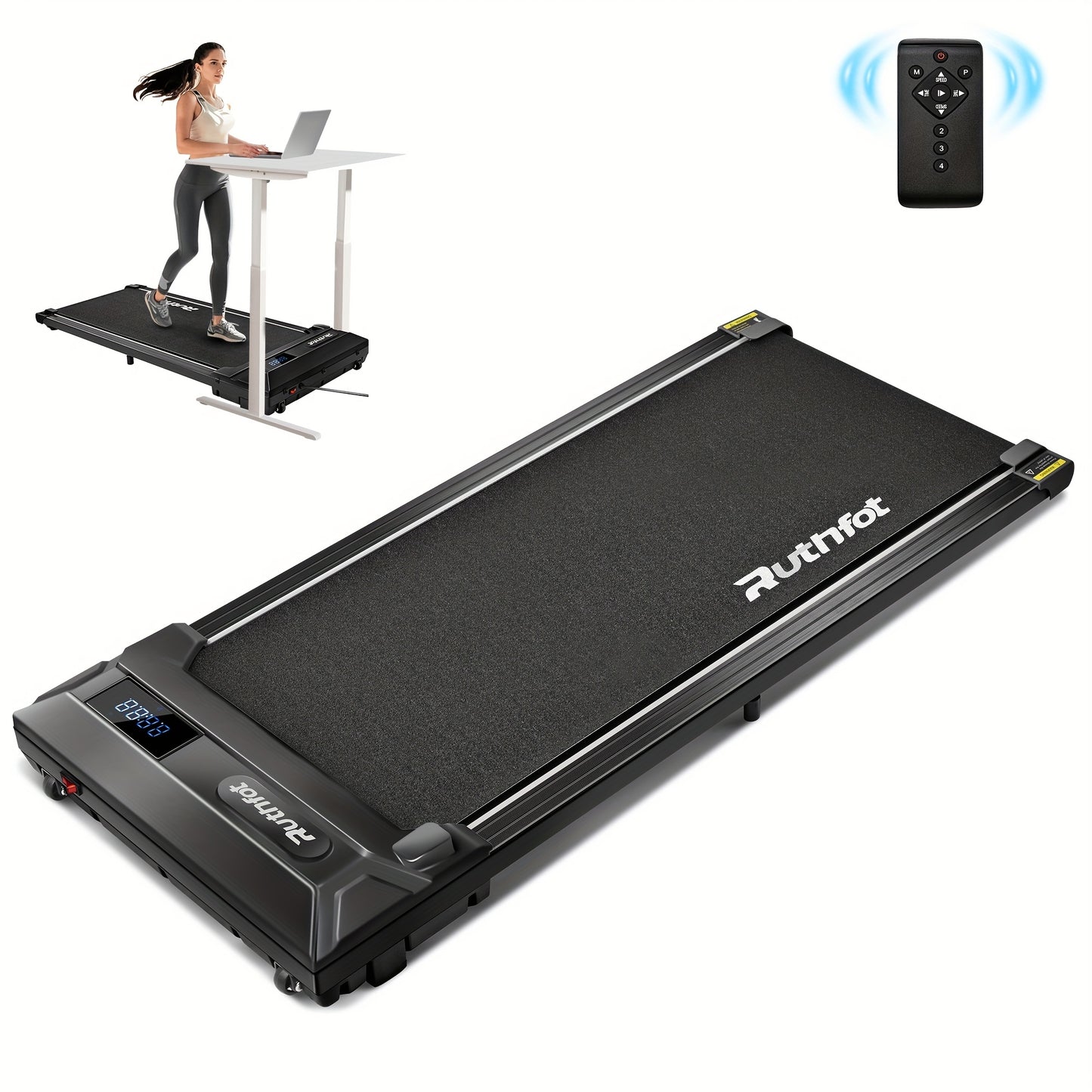 Portable Treadmill by Manufacturer Quiet Space Saving Design