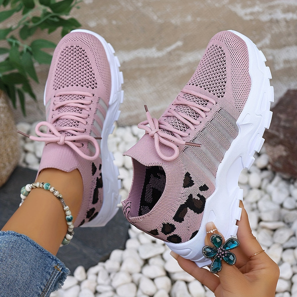 Women's Breathable Mesh Sports Shoes by Lightweight Brand