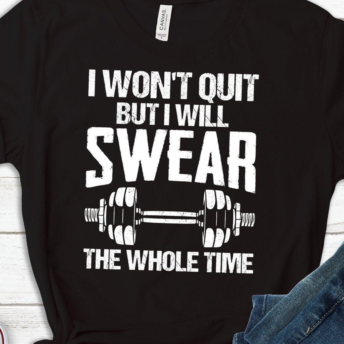 Gym Motivation T-Shirt Funny Deadlift Fitness Gift for Men