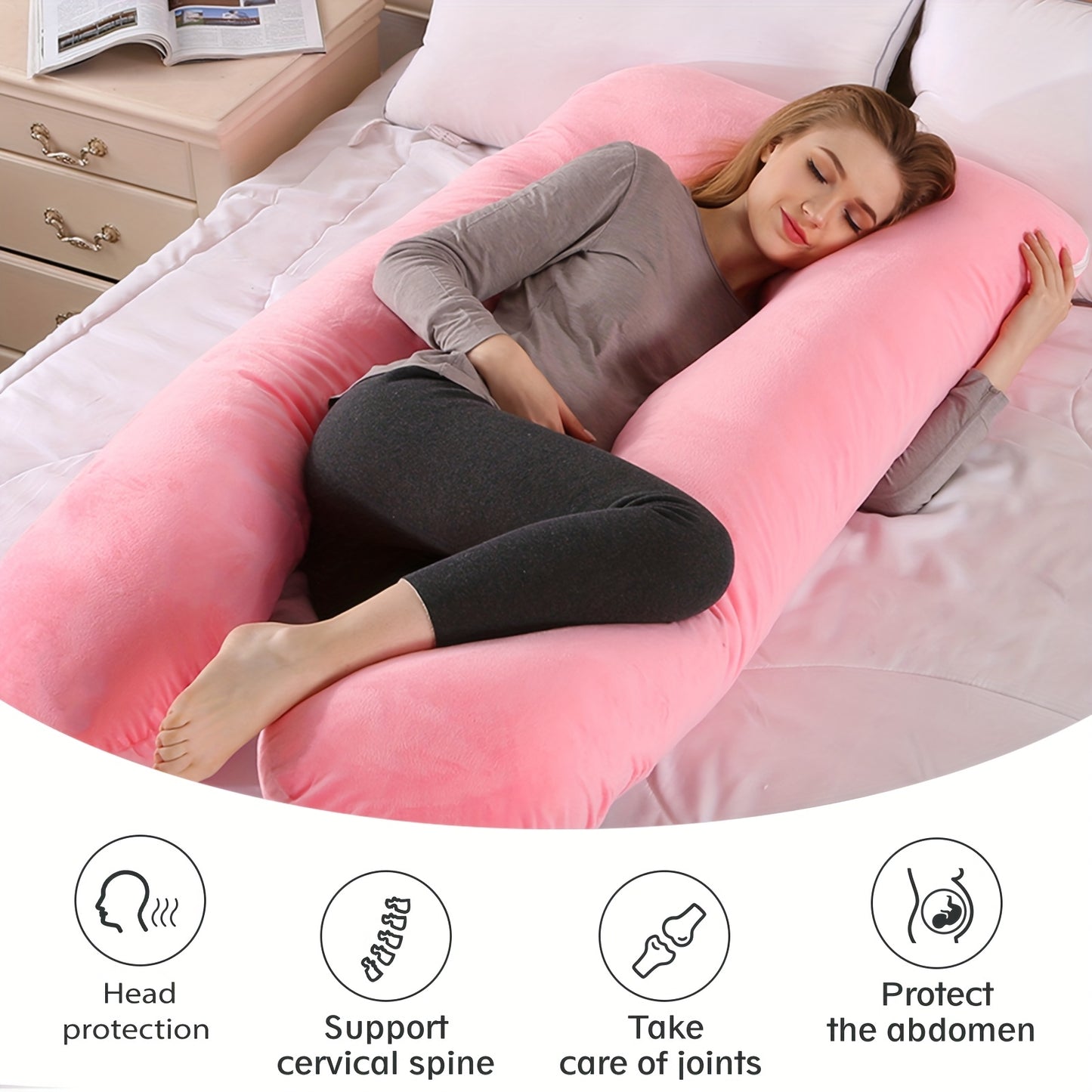 WNDY'S DREAM Body Pillow for Whole Body Support and Comfort