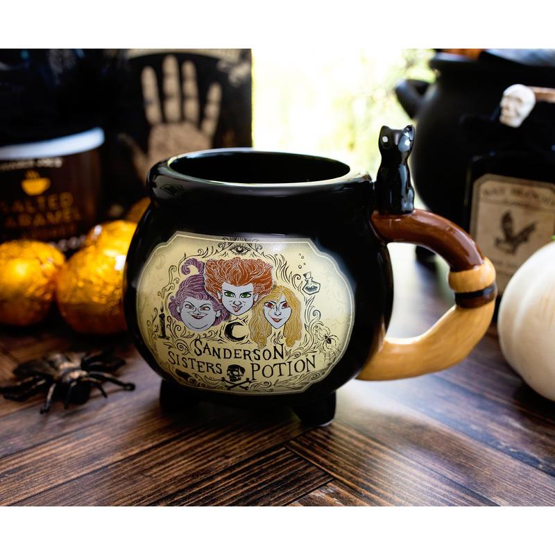 Silver Buffalo Disney Hocus Pocus Cauldron 3D Sculpted Ceramic Mug