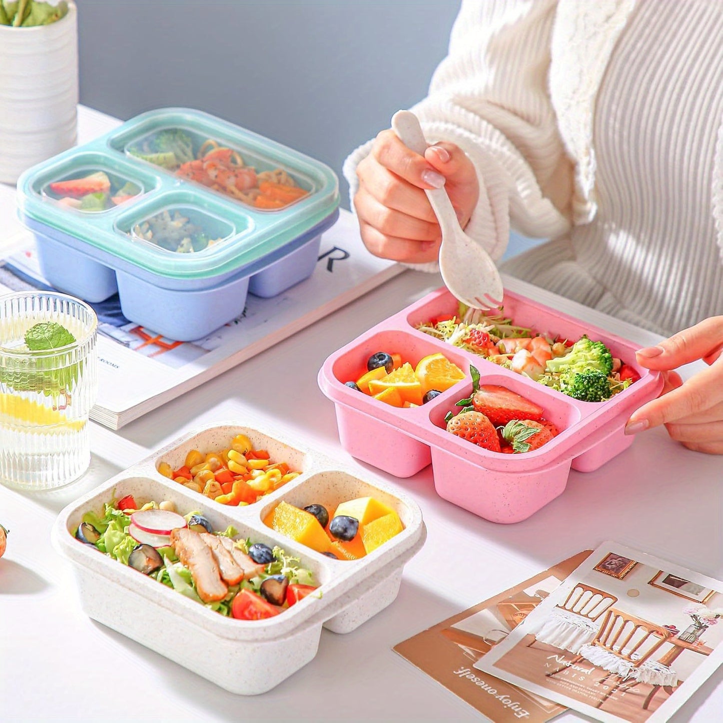 Snack Bento Box Set for Kids by NoEnName