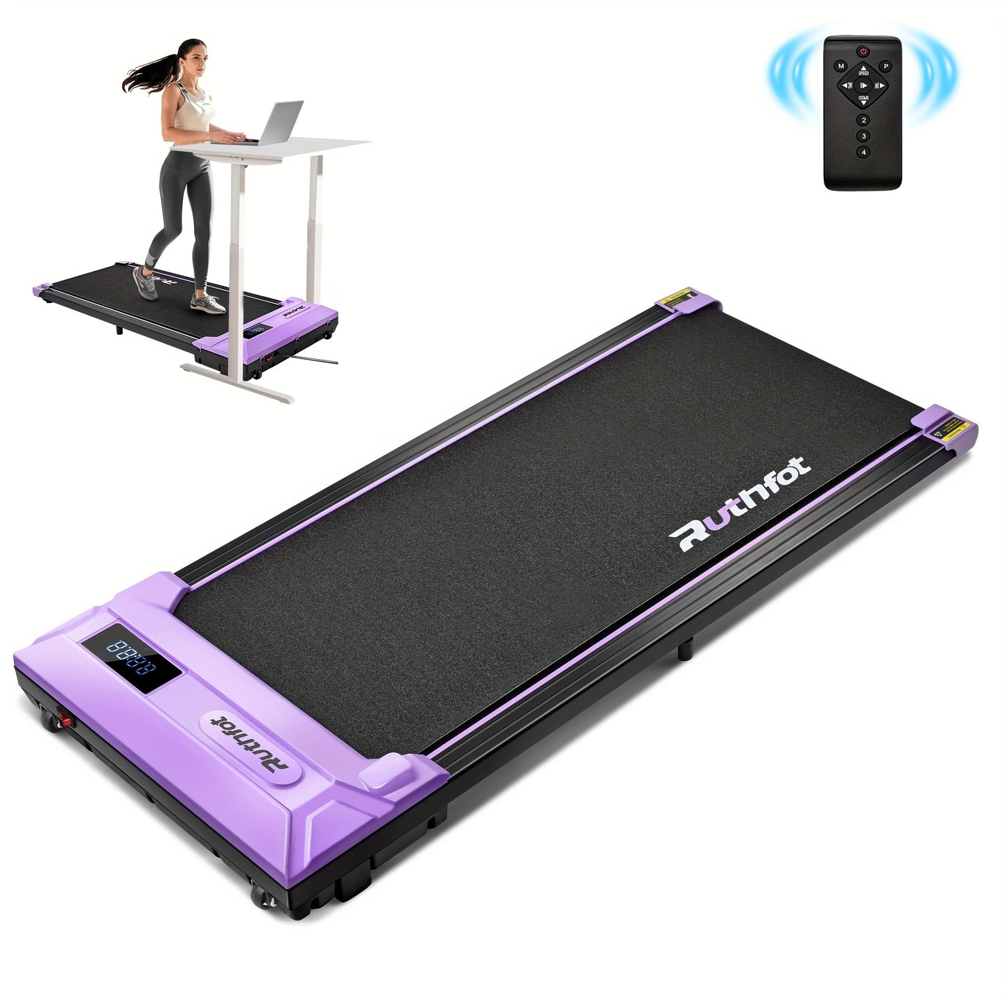 Portable Treadmill by Manufacturer Quiet Space Saving Design