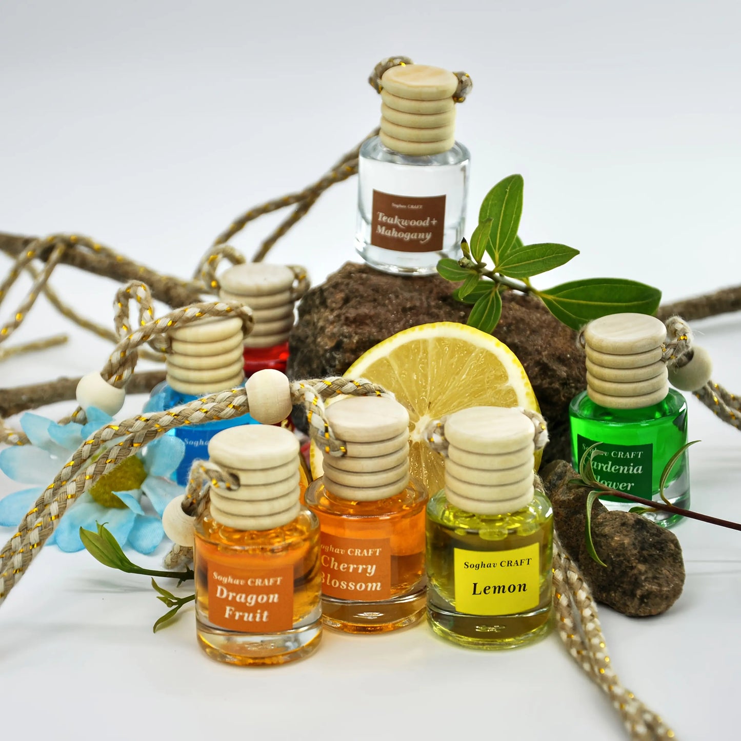 Teakwood Car Air Freshener Long Lasting Diffuser Scent