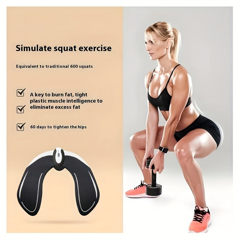 EMS Buttocks Trainer, Suitable For Buttocks, Shaping A Charming Figure, Effectively Exercising And Massaging Buttocks Muscles, With Replacement Gel Patch - Revitalize Mind Body