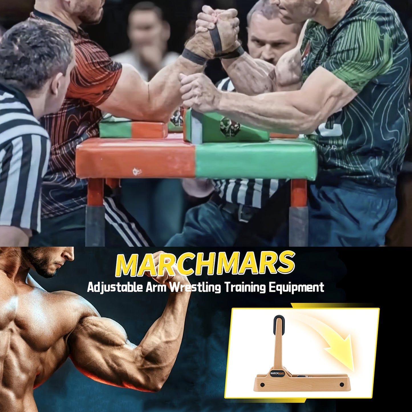 Adjustable Arm Strength Training Equipment for Home Workouts