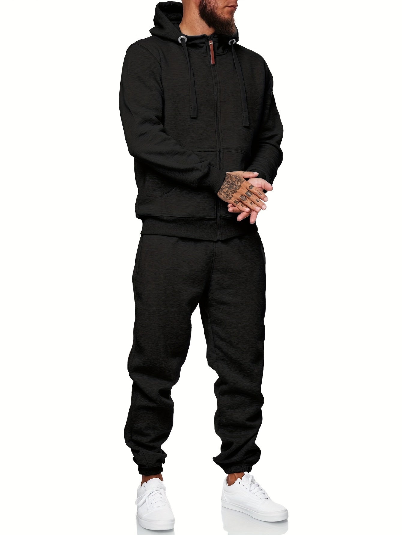Sweatsuits For Men 2pcs Sets Men'S Tracksuit Set Leisure Suits Sweat Jackets Athletic Jogging Suits Casual Outfits - Revitalize Mind Body