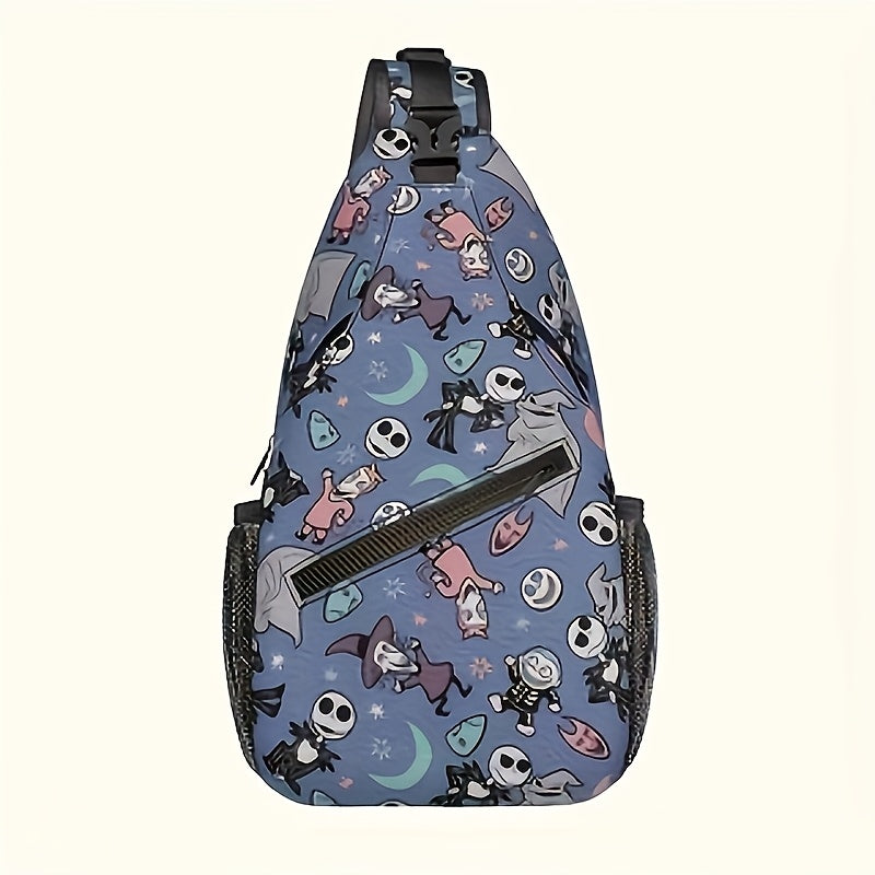 Nightmare Before Christmas Nylon Messenger Bag Large Capacity Anime Theme