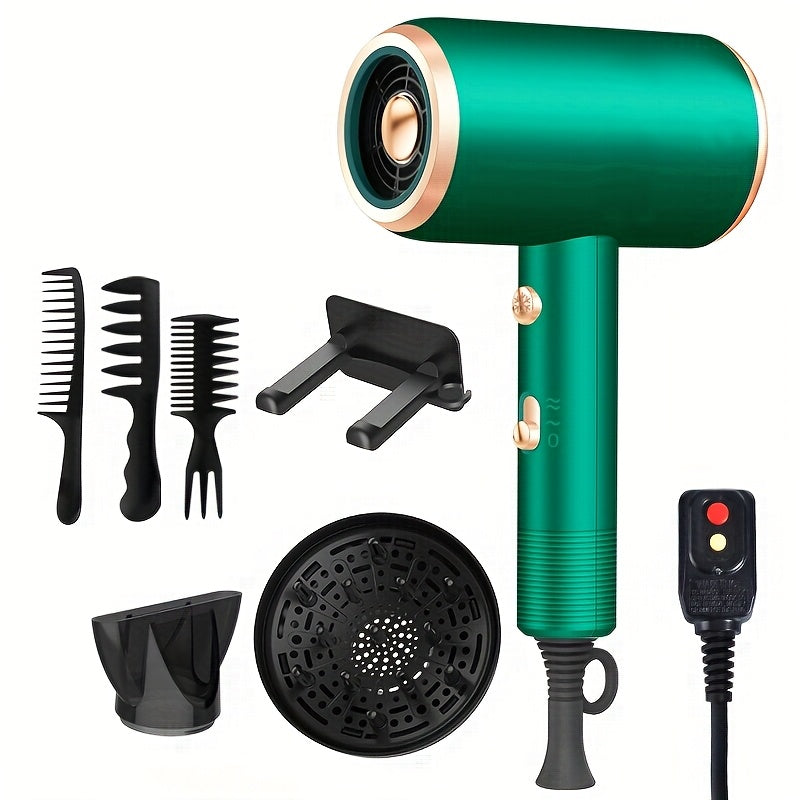 Ionic Hair Dryer With Diffuser Attachment For Fast Drying