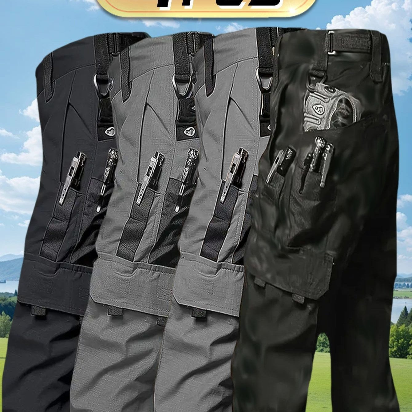 DISI Lightweight Work Pants For Men Outdoor Hiking Gear