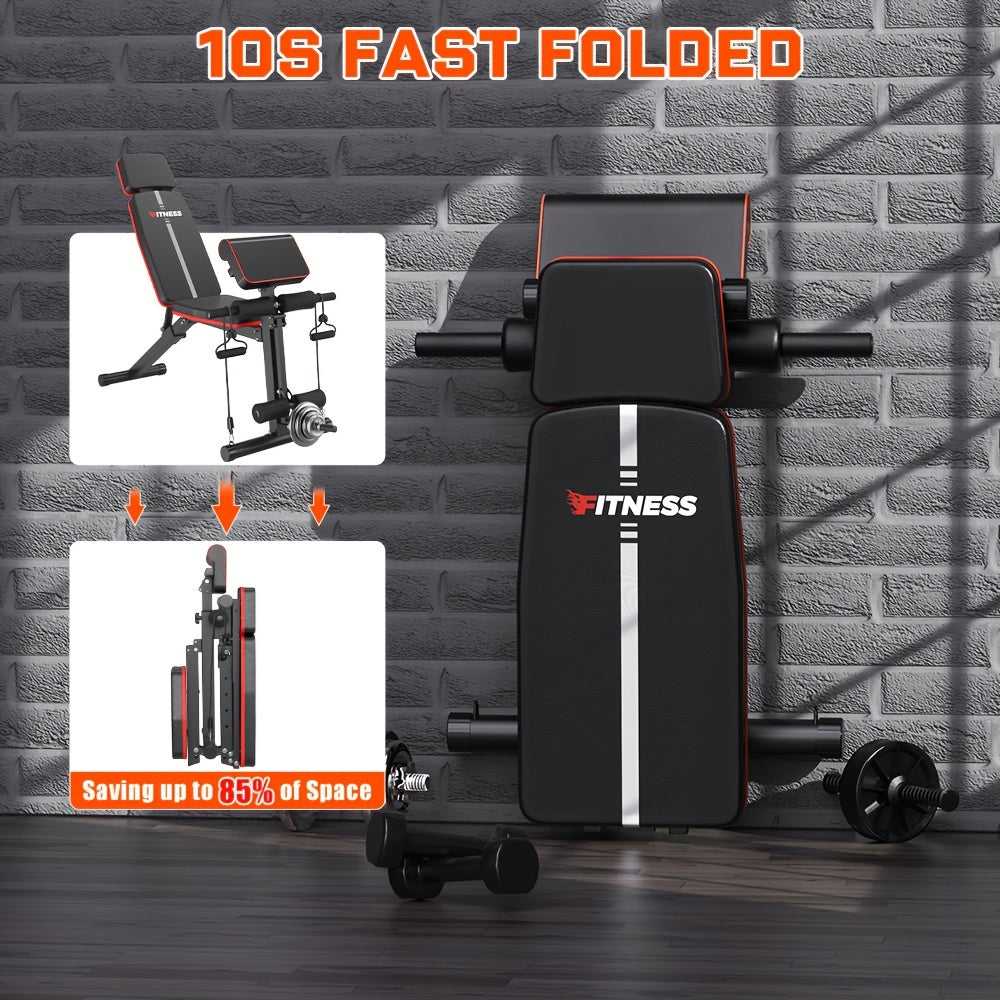 YAFITI Adjustable Weight Bench for Full Body Exercise