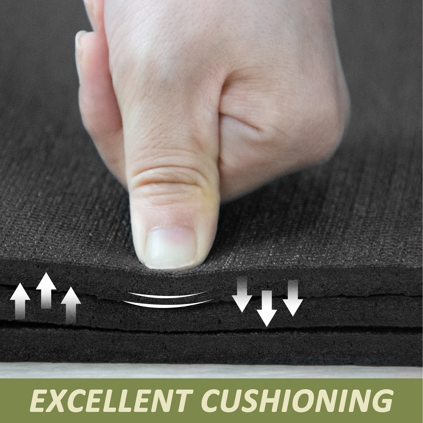 RMB Thick Non Slip Exercise Mat for Home Gym Flooring