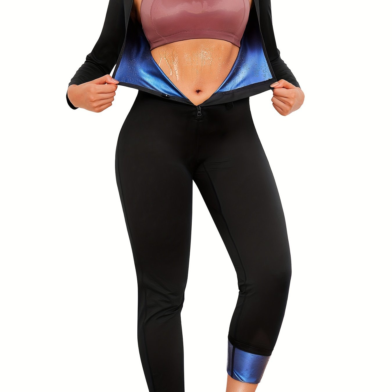 Junlan Women's Sauna Jumpsuit for Effective Workout Performance - Revitalize Mind Body