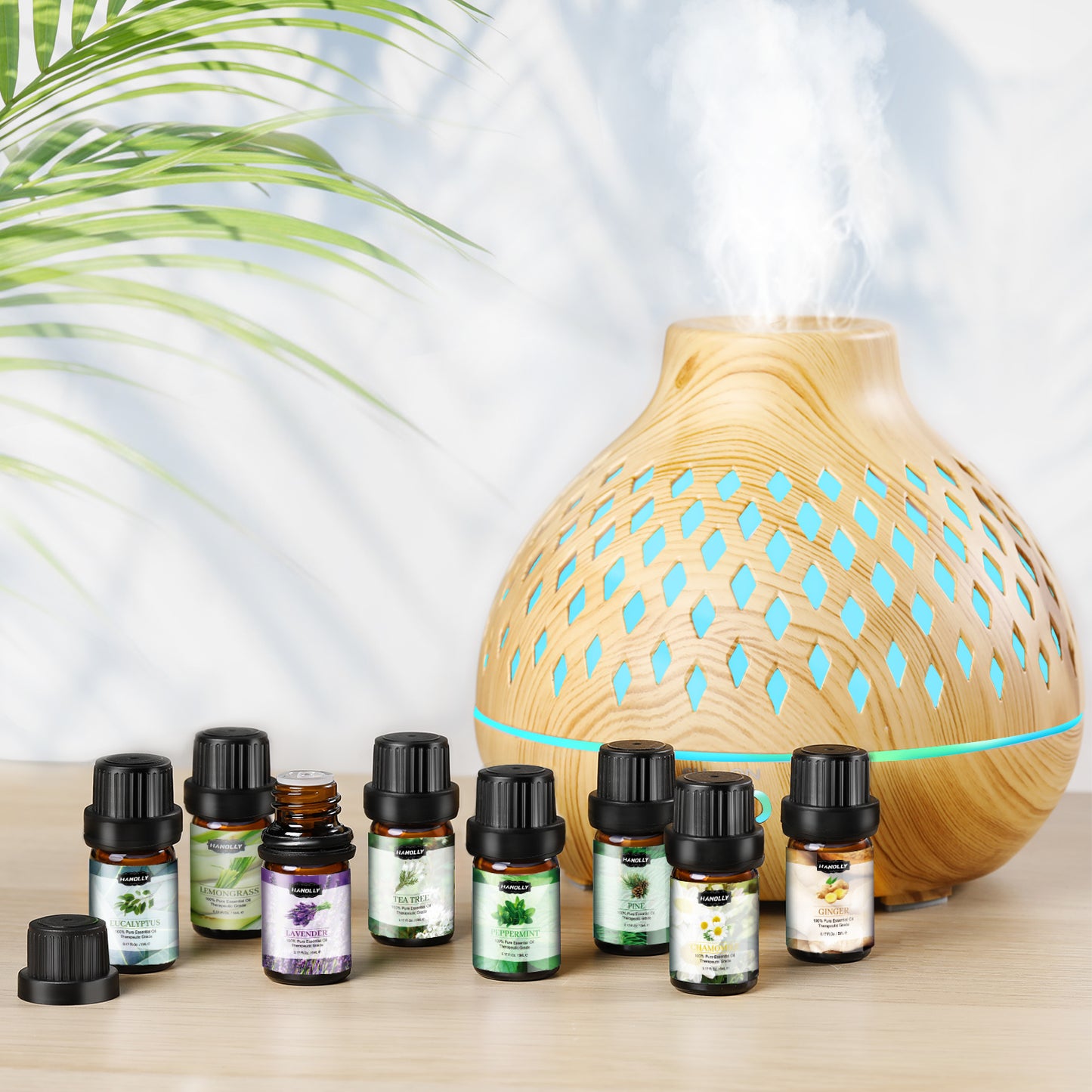 Essential Oils Set, Essential Oil Kit for Diffuser, Humidifier, Scented Candle (32 x 5ml) - Amazing Gift Set for Women, lover, Friends - Revitalize Mind Body