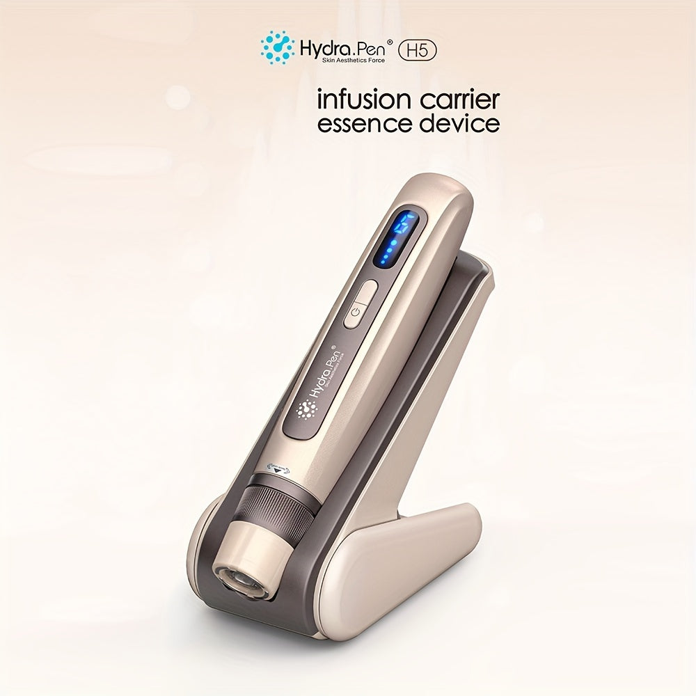 New arrival hydra series dr Pen hydra. Pen H5 Wireless Electric Derma Pen with 12pcs Round Nano Cartridges, Adjustable Liquid Output, Leakproof Design, Needle length 0.1mm - Revitalize Mind Body