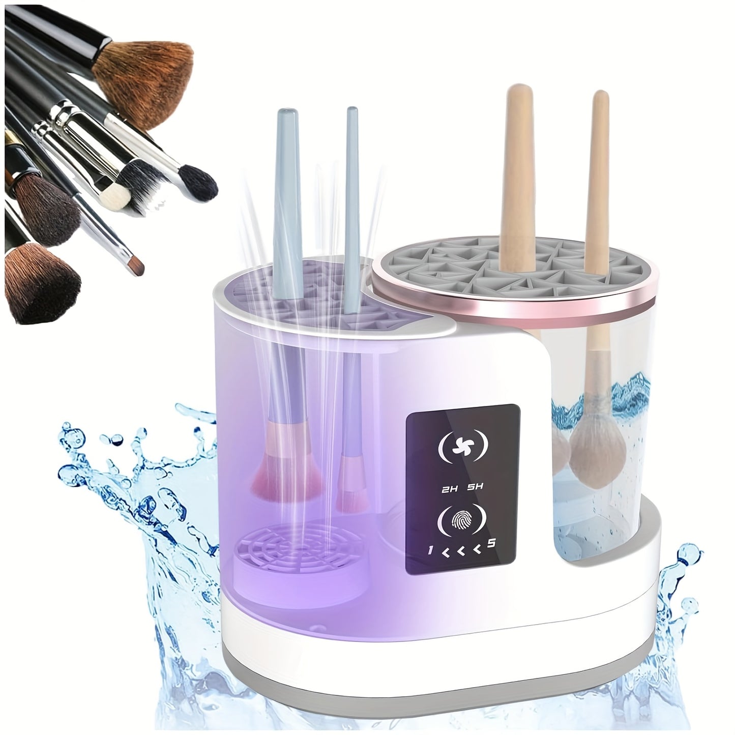 MORFONE Travel Multifunctional Makeup Tool Powder Puff Brush