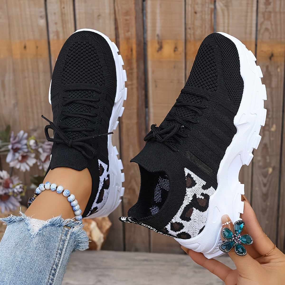 Women's Breathable Mesh Sports Shoes by Lightweight Brand