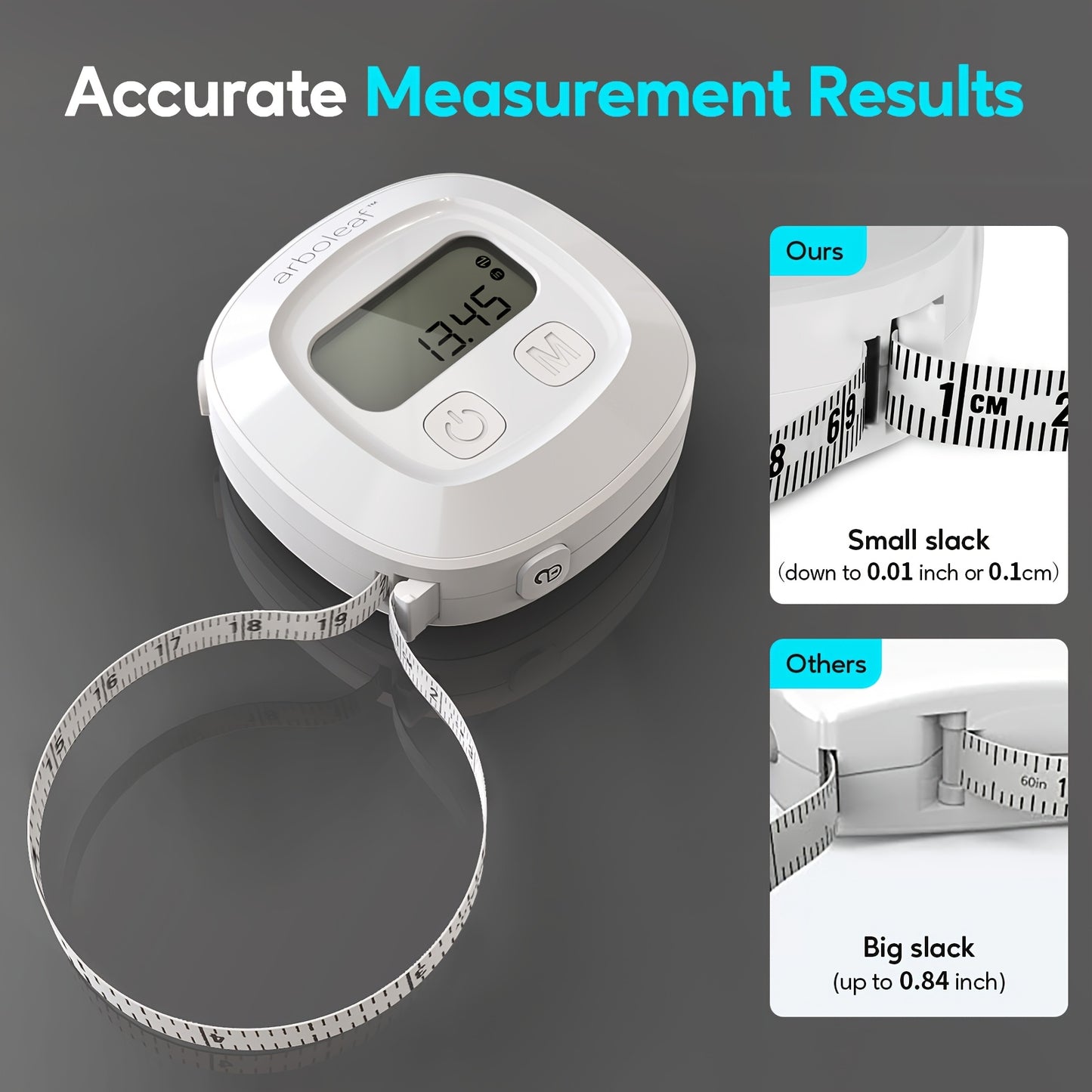 Arboleaf Smart Electric Tape Measure for Fitness Tracking