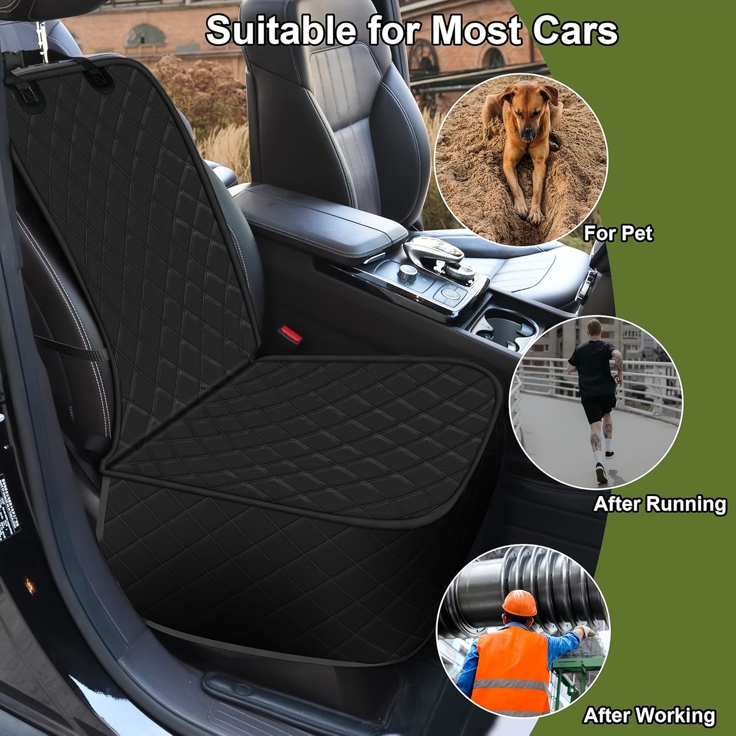 Waterproof Dog Seat Cover for Front Row Car Protection - Revitalize Mind Body