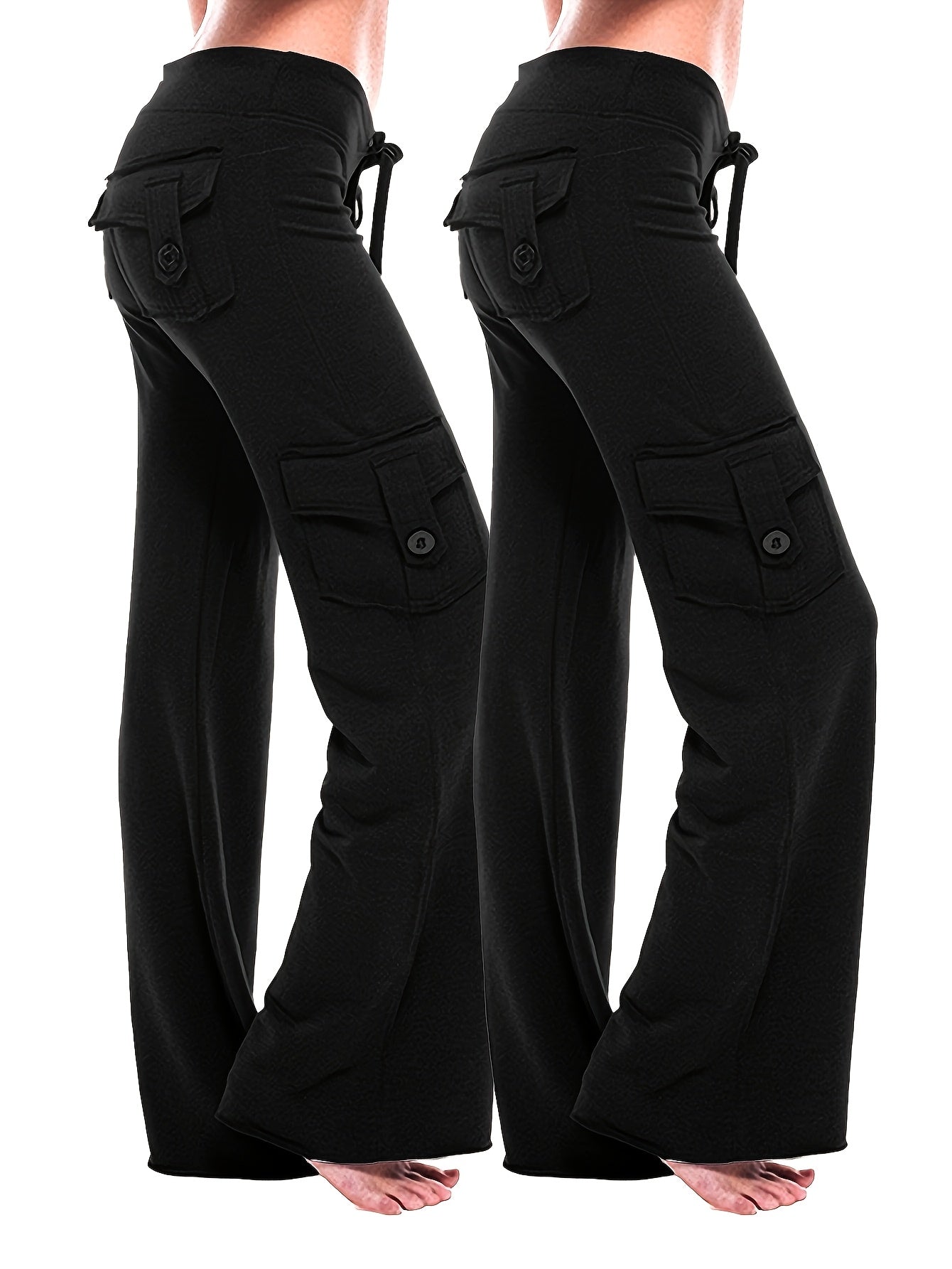 2 Stripes Women's Athletic Yoga Pants by Brand Name