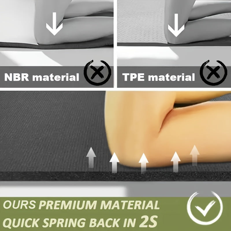 RMB Thick Non Slip Exercise Mat for Home Gym Flooring