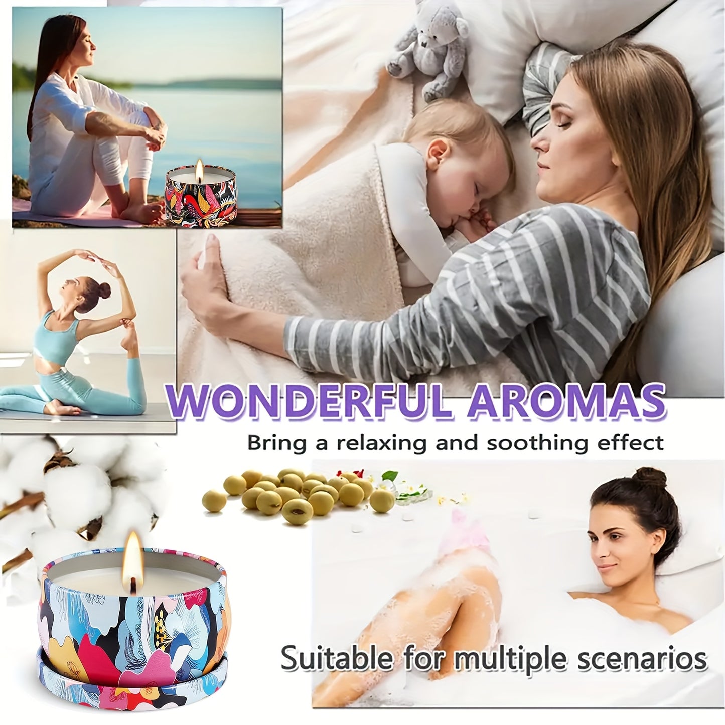 Scented Candle Gift Set for Women and Friends