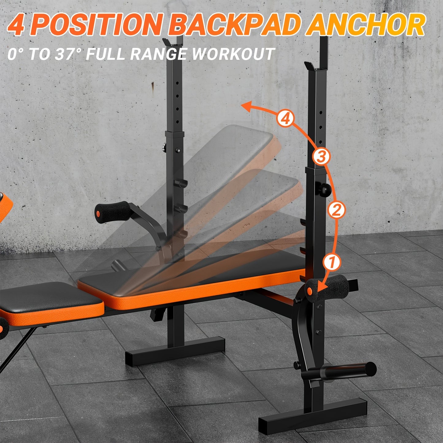 Multi-Purpose Weight Bench Set for Home Gym