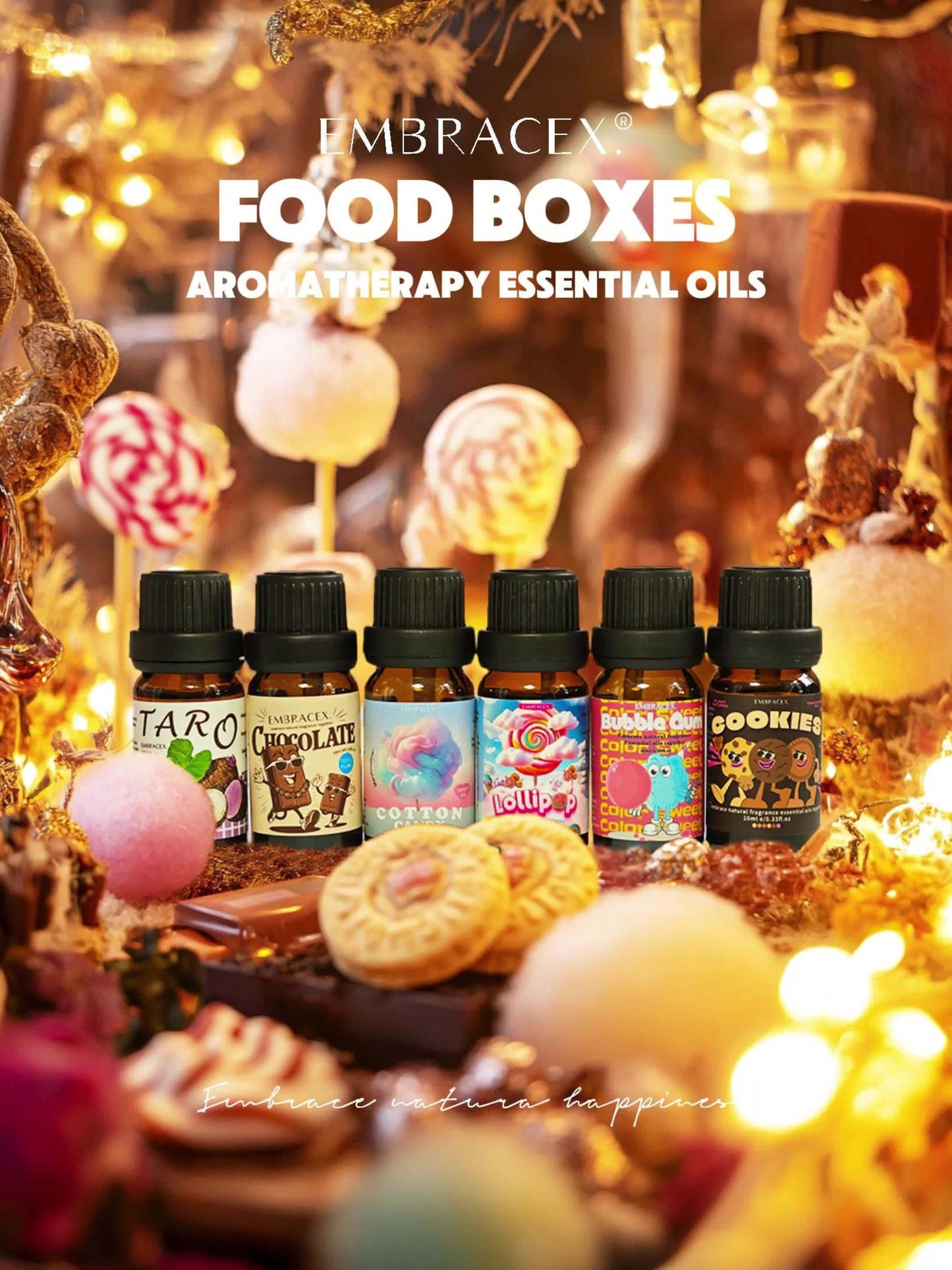 EmbraceX Essential Oil Gift Box Gourmet Fragrance Set