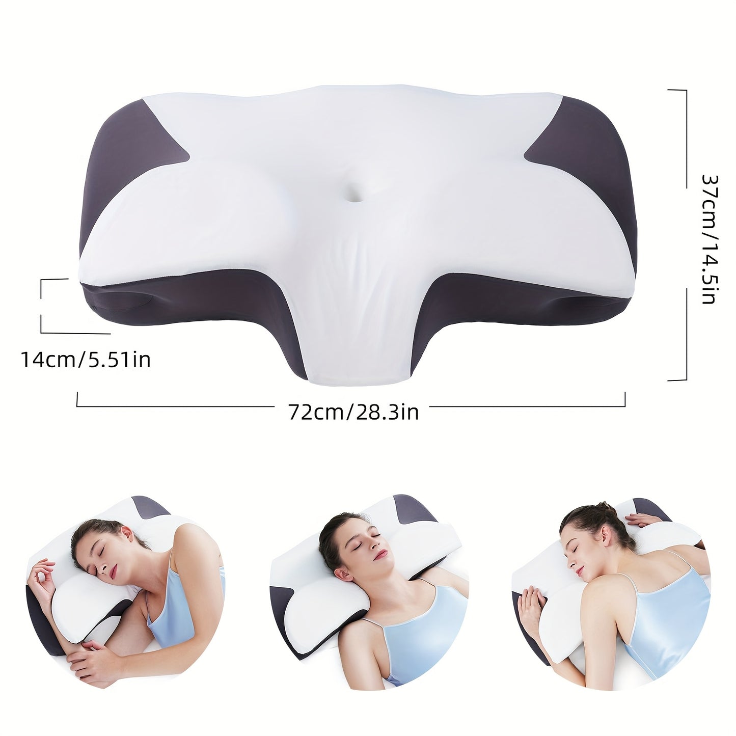 Ergonomic Cooling Sleeper Adjustable Height Pillow by Brand