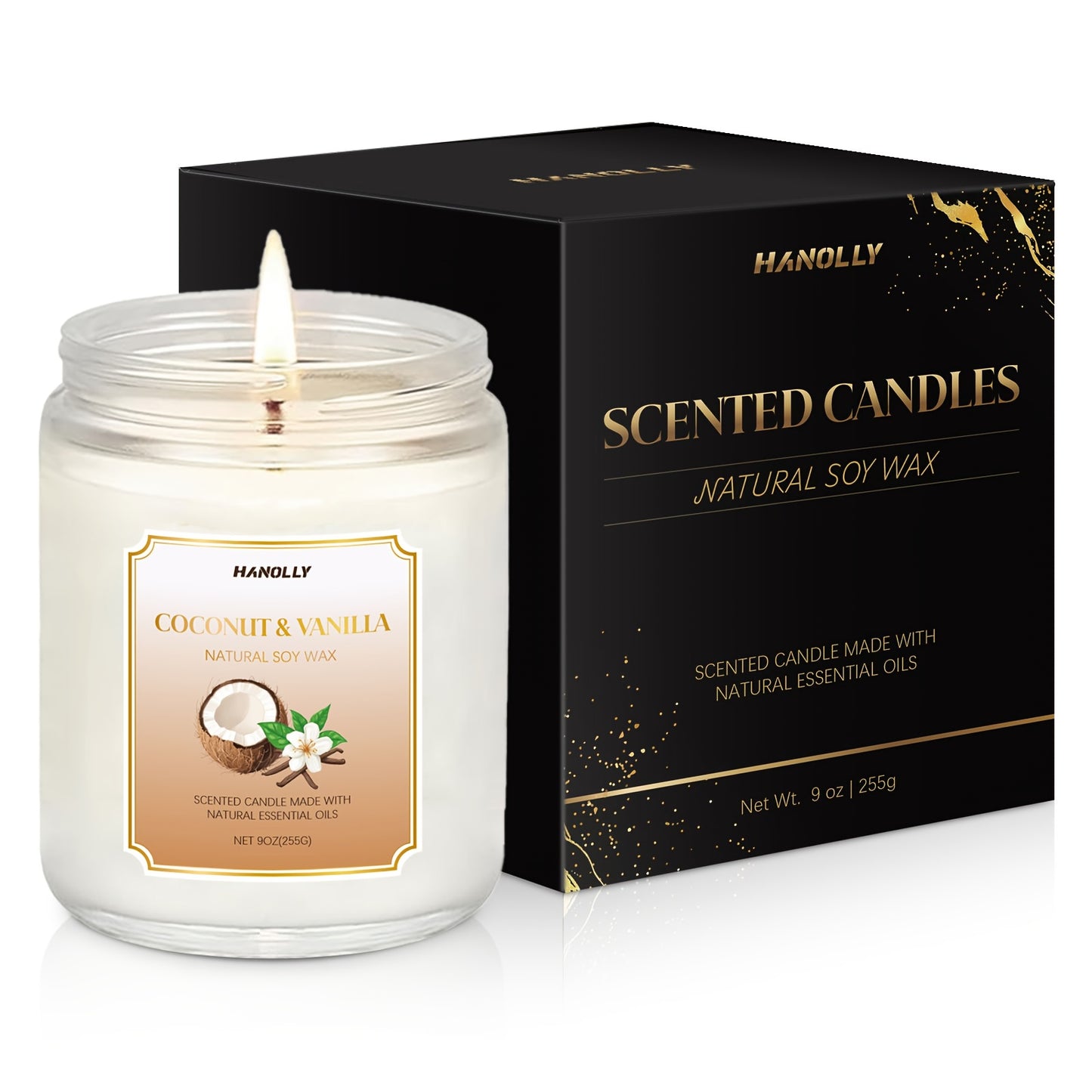 Christmas Scented Candle Gift Set for Holidays and Celebrations