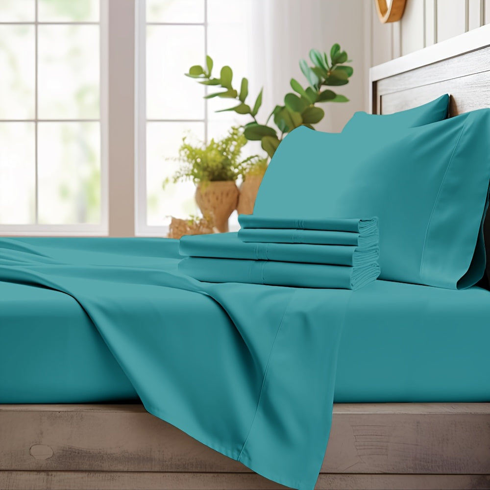 Cooling Bamboo Bed Sheet Set 2000TC Ultra Soft All Season