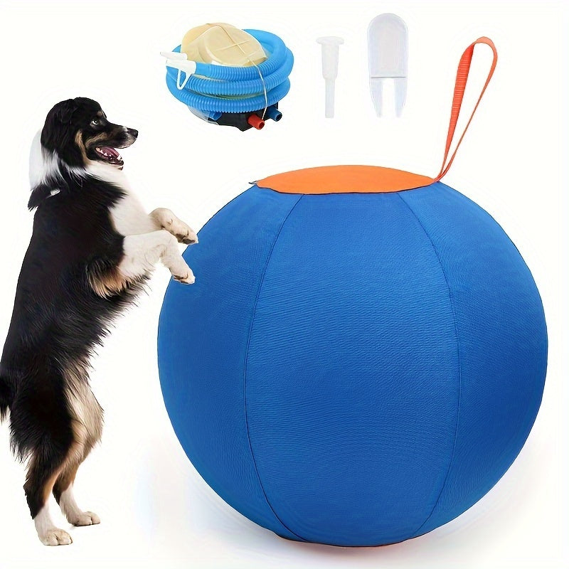 Inflatable Pet Toy Balls, 21.7-inch Dog Balls, Golden Retriever Anti-biting Balls, Soothing Boredom, Teasing Pet Training Balls, Dog Polo Pet Toys, Cattle And Dogs Herdsman Balls, Australian Shepherd Herdsman Balls (m Yards 2 - Revitalize Mind Body